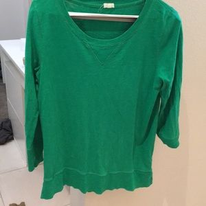 Jcrew cotton vintage dyed 3/4 sleeve